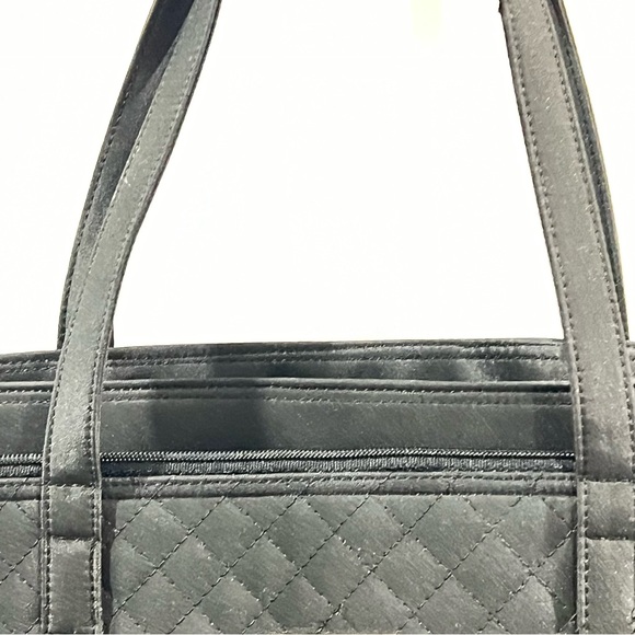 Franco Valentino Black Tote - 3 zipper compartment - Picture 5 of 14